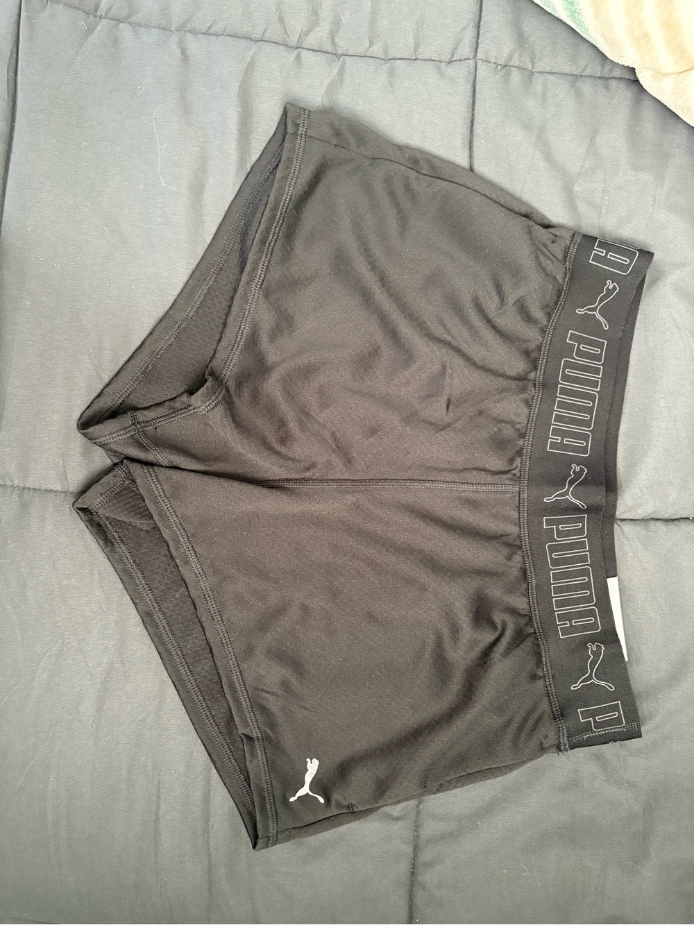 Puma Women’s Black Athletic Shorts - Stretch Performance Trunk